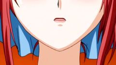 Sweet redhead babe has beautiful round boobs