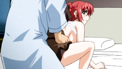Hospital fuck with busty redhead hentai babe