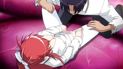 Awesome redhead babe seduced and fucked by horny stud