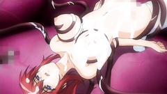 Horny busty babe gets abused by evil tentacles