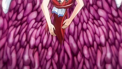 Horny evil tentacles squeezing her beautiful breasts