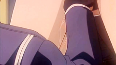 Sexy redhead in short skirt in hot hentai cartoon