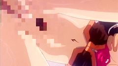 Sexy redhead in short skirt in hot hentai cartoon