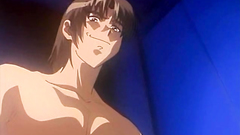 Young, beautiful and naked couple has fun together