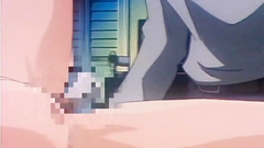 Perverted dude fingering her shaved pussy