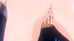 Sexy brunette swallows massive cock on her knees