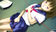 Machine face fuck and pussy fingering for 3d cutie