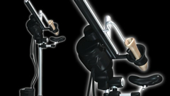 Machine face fuck and pussy fingering for 3d cutie