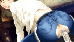 Busty young chick fucks herself with massive sex toy