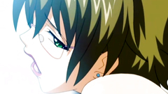 Busty slut covered with cum in public train