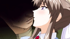 She strokes his cock with her tits untill the facial