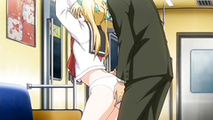 Young blonde spreads her legs wide open