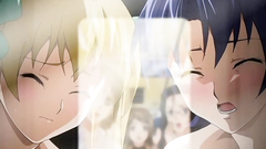 Two hot hentai babes getting fucked on public