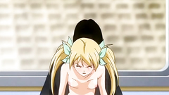 Two hot hentai babes getting fucked on public