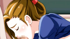 She blows cock while gets fucked from behind