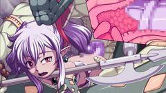 Petite elf in hentai toon fucks with monsters
