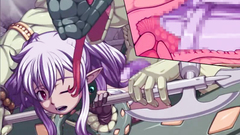 Petite elf in hentai toon fucks with monsters