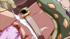 Petite elf in hentai toon fucks with monsters