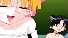 Hot teen with green hair takes cock from behind