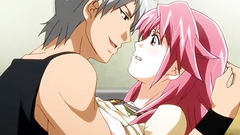 Handsome redhead hentai girl with huge and sexy boobs