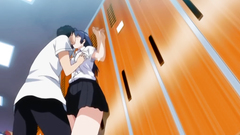 Shy and seductive brunette schoolgirl fucks hard