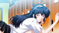 Shy and seductive brunette schoolgirl fucks hard