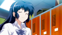 Shy and seductive brunette schoolgirl fucks hard