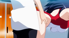 Shy and seductive brunette schoolgirl fucks hard