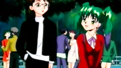 Young and handsome cutie blows cock on her knees