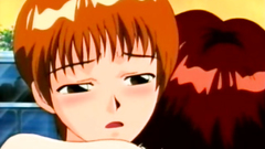 Young and handsome cutie blows cock on her knees