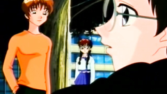 Young and handsome cutie blows cock on her knees