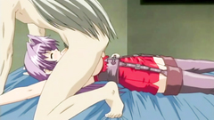 Redhead cutie with big boobs shows her skills in pounding