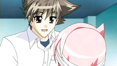 She gets her tiny shaved pussy filled with cream