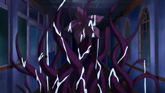 Big titted brunette chick attacked by horny tentacles