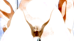 Adorable brunette babe with gorgeous body gets drilled from behind