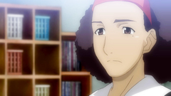 Young dark-haired schoolgirls in hentai cartoon