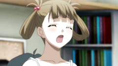 She's riding hard cock backwards with spreaded legs