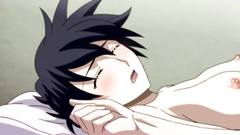 Busty brunette babe finally gets real orgasm