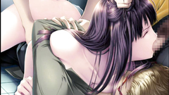 Seductive hentai beauty gets forced into hardcore threesome