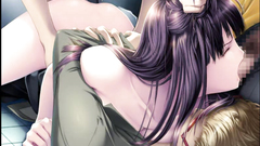 Seductive hentai beauty gets forced into hardcore threesome