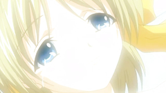 Handsome blonde with nice tits in hentai cartoon