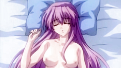 Hot and beautiful babe passionately fucks in hentai clip