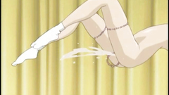 Busty hentai babe and her magic fetish performance