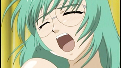 Busty hentai babe and her magic fetish performance