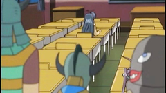 She looks so sweet and innocent in this hentai cartoon