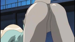 Slender redhead teen rides her partner's cock