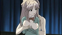 Slender redhead teen rides her partner's cock