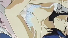 Hot hentai brunette sleeps and watches erotic dreams