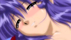 Sweet hentai babe gets licked till orgasm