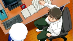 Busty brunette slut spreads her legs and waits for cock